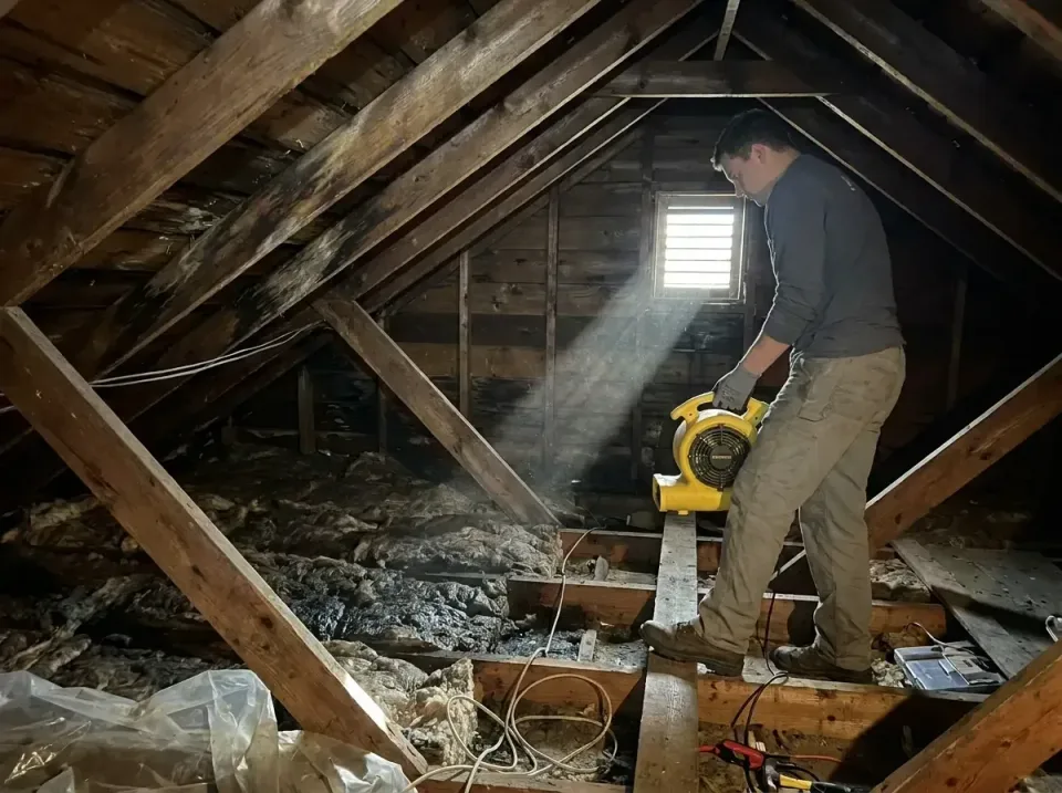 attic-water-damage-drying-proc-007 — frequently asked questions, Emergency Water Extraction & 24/7 Flood Response in Richwoo…